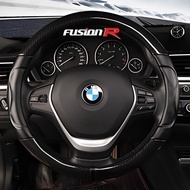 VELOZ Premium Imported FUSION R Carbon Sheepskin Leather Steering Wheel Cover