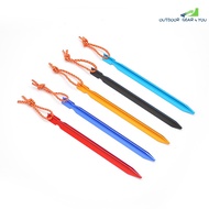 1pc 18/23cm Aluminium Alloy Y Shape Ultralight Camping Nail Tent Peg Stake Camping Peg Flysheet Peg 
