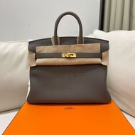 Hermes Birkin 25 積雨雲灰金扣