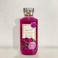 เจลอาบน้ำ Bath and Body Works Shea &amp; Vitamin E Shower Gel กลิ่น Sweet Cranberry Rose 295 ml