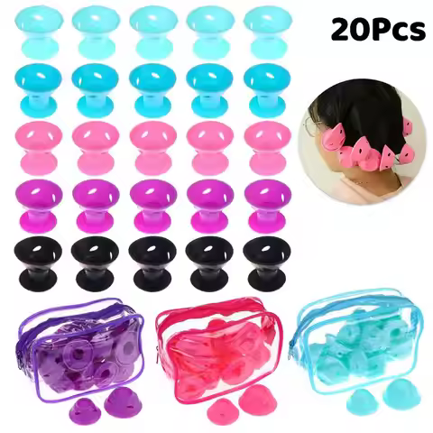 Heatless Hair Curler Mushroom Bell Roller Easy DIY Curling For Sleeping Soft Wavy Hair Home Use No H