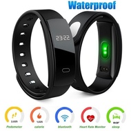 QS80 Smart Band Heart Rate Monitor Blood Pressure Watch Smart Bracelet SMS Call Reminder IP67 Waterp