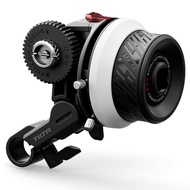 Tilta Pocket Follow Focus | Precise Focus Ring with A/B Stops | Fluid Damping System | 15mm Rod & Ro