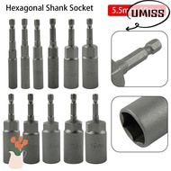 UMISTYDREAM9IQ0 1Pcs Key Drill Bit Adapter, Magnetic Nut Screwdriver Drive Socket Hex Socket,  Pneum
