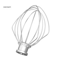 [ICE] Stainless Steel Whip  Attachment Mixer Replacement for KitchenAid 5K45/5KSM150