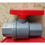 1" PVC BALL VALVE 1" PVC STOP FAUCET 1" / 1 INCH PLASTIC STOP FAUCET