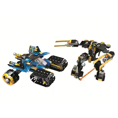 New 610pcs Thunder Raider Building Blocks Bricks Classic Ninja Series Compatible Lepining 71699 Toys