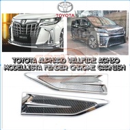 Toyota Alphard Vellfire AGH30 Accessories 2015-2019 Modellista Fender chrome garnish ganish