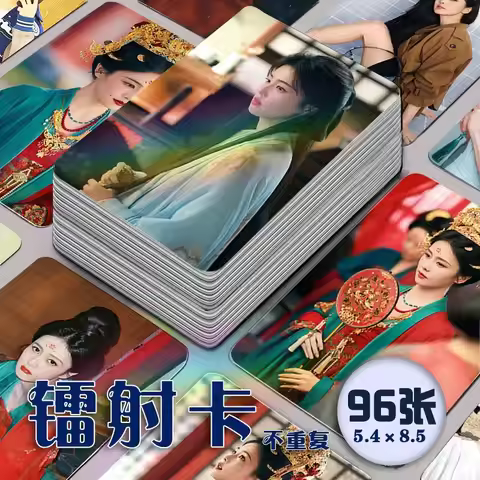 96pcs Bai Lu Include Mo Li Ye Li Character Mini Cards Small Wallet Photo Cards