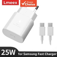 S23 S22 S21 S20 Ultra 5G Note 20+C-C Pengecas Pantas PD 25W dengan Kabel USB-C ke Type-C untuk Samsu