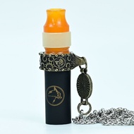 Luminous Resin Hookah Accessories Colorful Cigarette Holder Hanging Neck Chain Portable Nozzle Creat