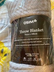 全新OSIM throw blanket毛氈