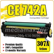 Compatible to HP CE742A CE740A  CE742A Yellow CP 5220 5225 5225dn 5225n CP5220 CP5225 CP5225dn CP522