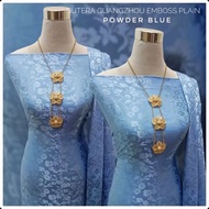 KAIN PASANG JACQUARD FLOWER EMBOSS SETAMODA PLAIN PREMIUM KAIN ELA SATIN SILK FABRIC TEXTILE BAJU KU