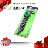 TEKIRO Long Hex Key Set 8-piece Long Hex Key Set