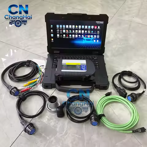 DOIP MB Star C4 Plus Multiplexer With Laptop SD Connect C4 OBD2 Diagnostic Tool For M-Benz Cars & Tr