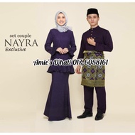 BAJU NIKAH TUNANG | Set COUPLE RAYA | PUTIH PURPLE PINK GREEN RED