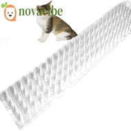 NOVAVIBE 10/20Pcs Spikes Repeller, Plastic Transparent Bird Spike Repellent, Garden Fences Control W