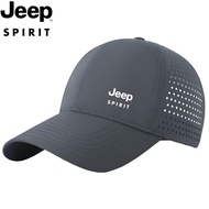 JEEP JEEP Quick-Drying Baseball Cap Mesh Men's Sunshade Sun Breathable Sunscreen Cap Dopamine