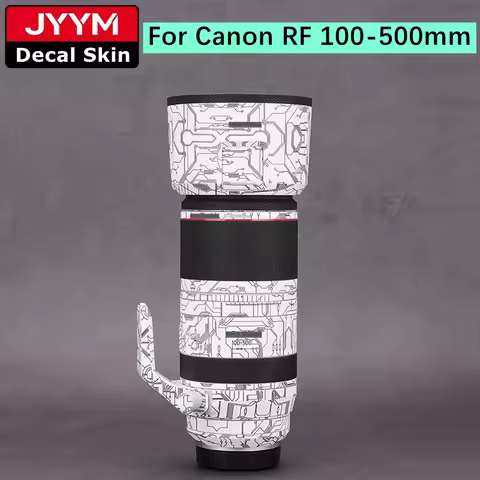 RF100500 Camera Lens Sticker Coat Wrap Protective Film Protector Decal Skin For Canon RF 100-500 100