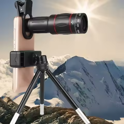 Telephoto Lens 18X 28X 36X 64X HD Camera Phone Lens Telescope Zoom Macro Lens for Smartphone Fish Ey