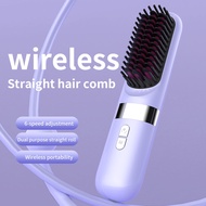 Ubeator Hair Straightener Comb Negative Ion Hair Brush Wireless Cordless Hair Straightener Comb Port