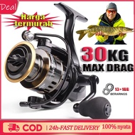 MESIN NEW DEALS Spot Fishing Reel HE1000 - 7000 30 Kg 5.2:1 Cheap Fishing Reel Strong Power/ Reel Ma