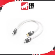 ddHiFi TC05M3, 2 in 1 USB-C OTG Cable: Charging & Audio Decoding High-Purity OFC Dual-Shielded 10W P