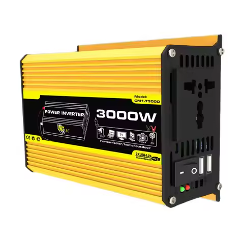 AC Outlet AC V No Load Current Part Name for Peak Power Car Inverter Compact And Lightweight Design 