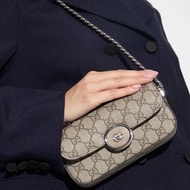 GUCCI - Gucci Petite GG橫版手提斜背郵差包╻Mini