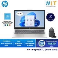 HP 14-ep0298TU /14-ep0299TU (Intel Processor N100/8GB-16GB RAM/512GB SSD/14.0" FHD/Intel UHD/Office/