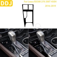 For Lexus RX300 270 200T 450H 2016-2019 Accessories Piano Black Plastic Car Interior Gear Panel Trim