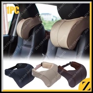 Car Head Neck Pillow Leather Memory Foam Car Neck Rest Pillow Foam