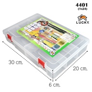 LUCKY HOME 4401 Divided Box Can Be By Yourself Size: 20 x 30 x 6 CM. (Width*Length*Height)