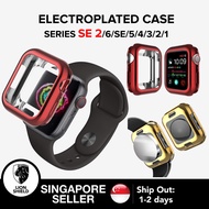 [SG] Apple Watch Case 44mm/40mm Electroplated Casing , iWatch Series SE 2/6/SE/5/4 Cover
