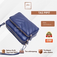 WOMEN'S GENUINE LEATHER SLING BAG JOLIE MINIBAG PLEASED LEATHER SLING BAG GENUINE WOMEN'S LEATHER BA