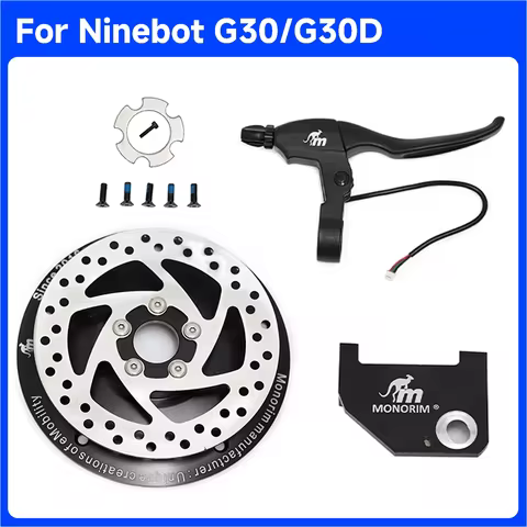 Monorim MD500W MAX Motor Deck Modified 140mm Disc Brake Handle For Ninebot G30 G30D Electric Scooter