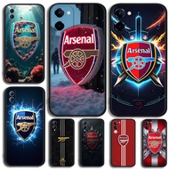 TPU black silicone soft shell 【DM-A9】arsenal FC for Vivo V21E V25 V27 V27E V27Pro V29E V29 V40 Pro L