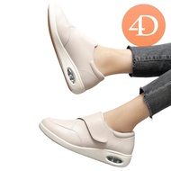 รองเท้าผ้าใบรองเท้าโรคเบาหวานรองเท้าเดินหนังน้ำหนักเบารองเท้ารักษากระดูกอาการบวมน้ำสำหรับ Plantar Fa