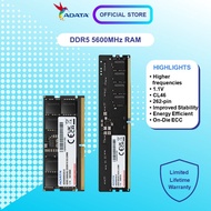 ADATA RAM DDR5/SO-DDR5 5600 U-DIMM/SO-DIMM (8GB/16GB/32GB)