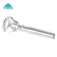 1 PCS Brass Trumpet Mouthpiece Silver-Plated Standard Trumpet Mouthpieces Trumpet Mouthpiece Trainer