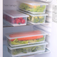 Fridge Storage Containers, Kitchen Cupboard Storage Organizer Box with Lids and Removable Drain Plates, BPA-Free