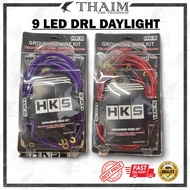 HKS Grounding Cable / HKS Earth Cable - THICK 8GA Wire Kit / 5 Point / High Quality
