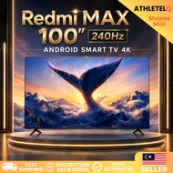 Xiaomi Redmi MAX TV 85" 100" inch 4K UHD Android Smart Gaming 240Hz MEMC 4ms TV Office Display HDMI 