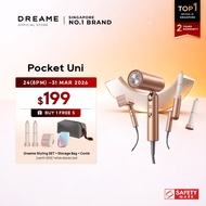 【NEW】Dreame Pocket Uni Hair Dryer | SmartVolt™ Global Voltage | Travel-Friendly | Curling, Unfrizz N