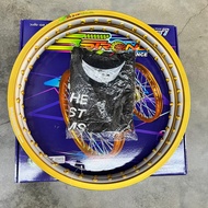 วงล้อ SSTRONG 1.40-17 ขอบเรียบ-เจาะตายิงทราย สีทอง DID