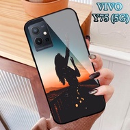 Softcase Glass Kaca VIVO Y75(5G) - Casing hp VIVO Y75(5G) [ S38 ].