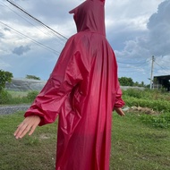 Combo 2 Áo mưa bít-1 người - Áo mưa kín ni-lon siêu bền - Xanh Đậm - Đỏ (Hàng cao cấp xưởng Việt Nam