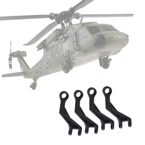 4Pcs RC Helicopter Linkages Compact Size Sturdy Easy Installation Spare Parts DIY for Wltoys XK K124