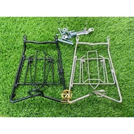 CENTRE BRACKET CHROME BLACK AEROX NVX155 V2 YAMAHA NVX155 V2 RACK CENTRE BRACKET IMPORT VIETNAM BRAC